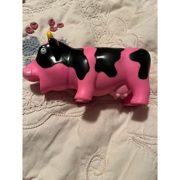 AniMolds“Hear Me Moo” Squishy Pink Cow - Picture 1 of 8
